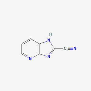 molecular formula C7H4N4 B8802558 3H-Imidazo[4,5-b]pyridine-2-carbonitrile 