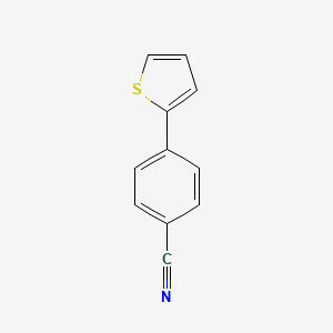 molecular formula C11H7NS B8802573 4-(2-Thienyl)benzonitrile CAS No. 15961-46-3