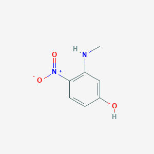 molecular formula C7H8N2O3 B088026 3-(Methylamino)-4-nitrophenol CAS No. 14703-79-8