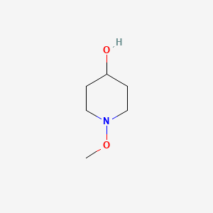 molecular formula C6H13NO2 B8802619 1-Methoxypiperidin-4-ol CAS No. 93841-20-4