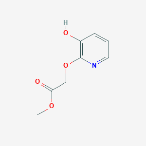 molecular formula C8H9NO4 B8802699 Methyl 2-((3-hydroxypyridin-2-yl)oxy)acetate 