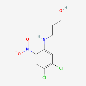1-Propanol, 3-[(4,5-dichloro-2-nitrophenyl)amino]-