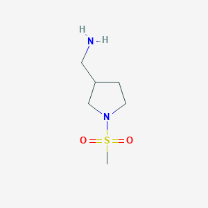 (1-(Methylsulfonyl)pyrrolidin-3-yl)methanamine
