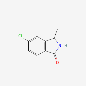 molecular formula C9H8ClNO B8802761 5-Chloro-3-methylisoindolin-1-one 