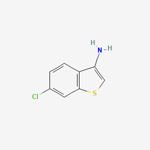 B8802832 6-Chlorobenzo[b]thiophen-3-amine CAS No. 165107-99-3