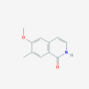 6-Methoxy-7-methylisoquinolin-1(2H)-one