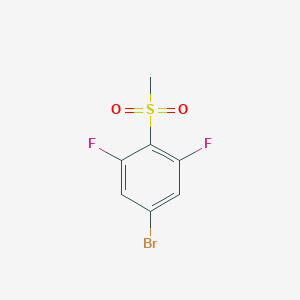 5-Bromo-1,3-difluoro-2-(methanesulfonyl)benzene