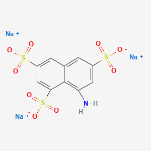 molecular formula C10H6NNa3O9S3 B8802885 Trisodium 8-aminonaphthalene-1,3,6-trisulphonate CAS No. 79873-38-4