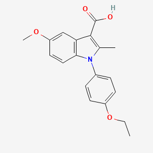 1-(4-ethoxyphenyl)-5-methoxy-2-methyl-1H-indole-3-carboxylic acid