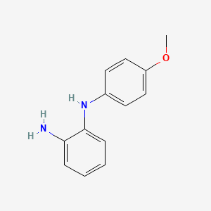 molecular formula C13H14N2O B8802920 1,2-Benzenediamine, N1-(4-methoxyphenyl)- 