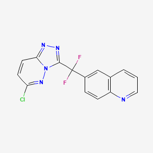 6-((6-Chloro-[1,2,4]triazolo[4,3-b]pyridazin-3-yl)difluoromethyl)quinoline