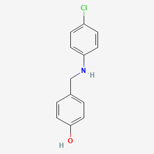 4-[(4-Chloroanilino)methyl]phenol