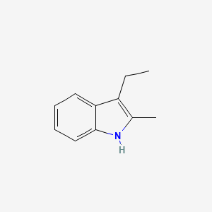 molecular formula C11H13N B8803004 3-ethyl-2-methyl-1H-indole CAS No. 35246-18-5