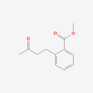 molecular formula C12H14O3 B8803026 Methyl 2-(3-oxobutyl)benzoate CAS No. 185738-24-3