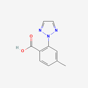 molecular formula C10H9N3O2 B8803056 4-methyl-2-(2H-1,2,3-triazol-2-yl)benzoic acid 