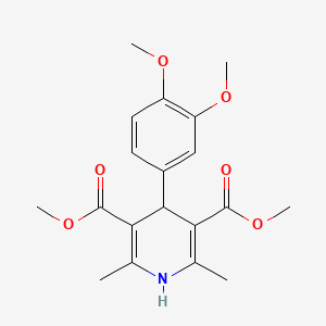 Dimethyl 4-(3,4-dimethoxyphenyl)-2,6-dimethyl-1,4-dihydropyridine-3,5-dicarboxylate