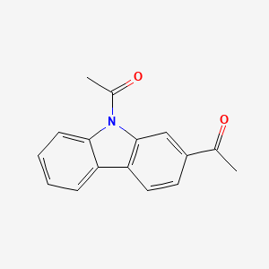 molecular formula C16H13NO2 B8803115 2,9-Diacetylcarbazole CAS No. 23592-73-6