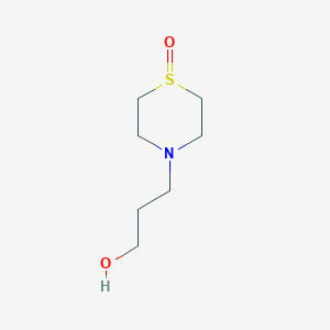 molecular formula C7H15NO2S B8803122 N-(3-Hydroxypropyl)thiomorpholine-1-oxide CAS No. 1017791-76-2