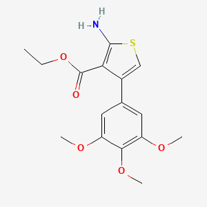 Ethyl 2-amino-4-(3,4,5-trimethoxyphenyl)-3-thiophenecarboxylate
