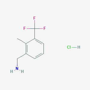 (2-Methyl-3-(trifluoromethyl)phenyl)methanamine hydrochloride