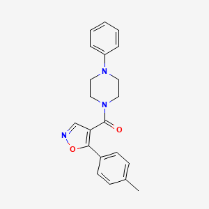 Methanone, [5-(4-methylphenyl)-4-isoxazolyl](4-phenyl-1-piperazinyl)-
