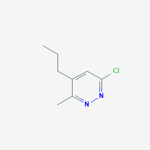 6-Chloro-3-methyl-4-propylpyridazine