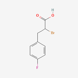2-Bromo-3-(4-fluorophenyl)propanoic acid