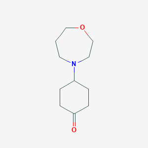 4-(1,4-Oxazepan-4-yl)cyclohexanone