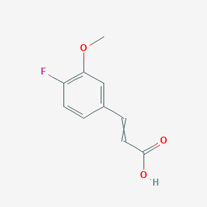 3-(4-Fluoro-3-methoxyphenyl)prop-2-enoic acid