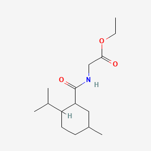 molecular formula C15H27NO3 B8803407 Ethyl n-[[5-methyl-2-(isopropyl)cyclohexyl]carbonyl]glycinate CAS No. 39668-74-1