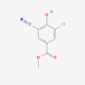 molecular formula C9H6ClNO3 B8803431 Methyl 3-chloro-5-cyano-4-hydroxybenzoate 