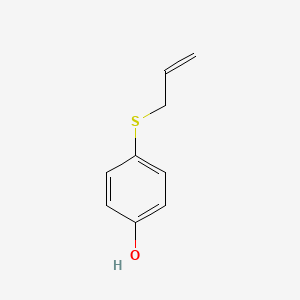 molecular formula C9H10OS B8803469 4-Allylsulfanyl-phenol CAS No. 5656-44-0