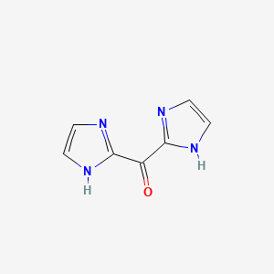 molecular formula C7H6N4O B8803486 Bis-(1H-imidazol-2-YL)-methanone 