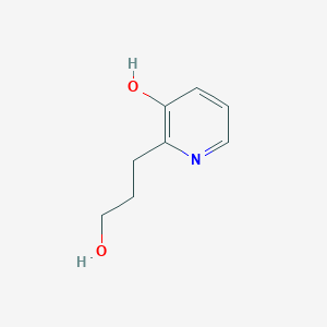 molecular formula C8H11NO2 B8803492 2-(3-Hydroxypropyl)pyridin-3-OL 