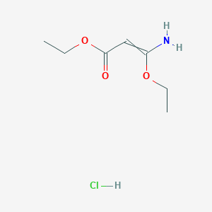 Ethyl beta-amino-beta-ethoxyacrylate hydrochloride