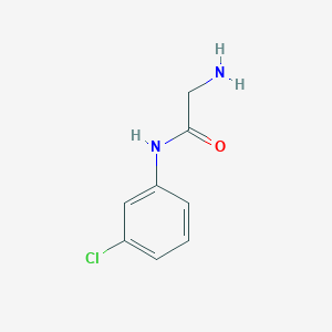 molecular formula C8H9ClN2O B8803543 2-amino-N-(3-chlorophenyl)acetamide 