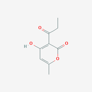 4-Hydroxy-6-methyl-3-propionyl-2H-pyran-2-one