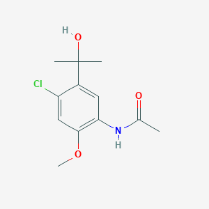N-[4-Chloro-5-(1-hydroxy-1-methylethyl)-2-methoxyphenyl]acetamide