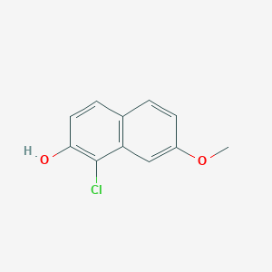 1-Chloro-7-methoxynaphthalen-2-OL