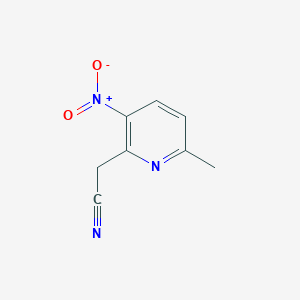 2-(6-Methyl-3-nitropyridin-2-yl)acetonitrile