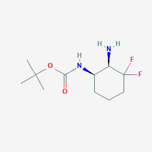 tert-Butyl ((1R,2R)-2-amino-3,3-difluorocyclohexyl)carbamate