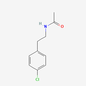 1-(N-Acetylamino)-2-(4-chlorophenyl)-ethane