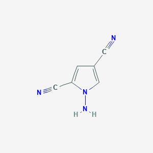 1-amino-1H-pyrrole-2,4-dicarbonitrile