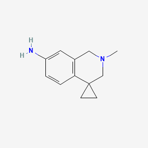 2'-Methyl-2',3'-dihydro-1'H-spiro[cyclopropane-1,4'-isoquinolin]-7'-amine