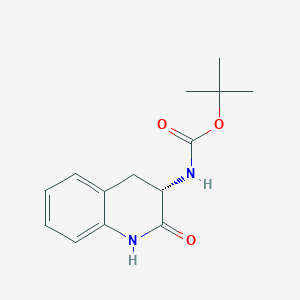 tert-Butyl [(3S)-2-oxo-1,2,3,4-tetrahydroquinolin-3-yl]carbamate
