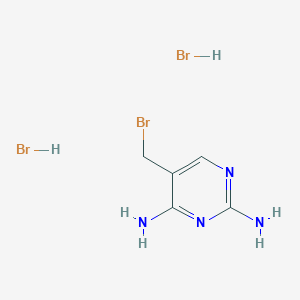 5-(Bromomethyl)pyrimidine-2,4-diamine dihydrobromide