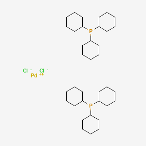 molecular formula C36H66Cl2P2Pd B8803982 Bis(tricyclohexylphosphine)palladium(II) Dichloride 