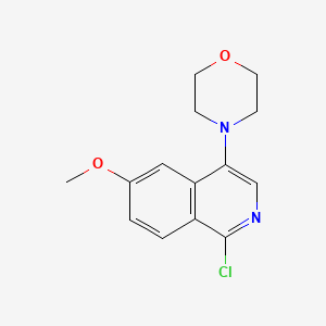 4-(1-Chloro-6-methoxyisoquinolin-4-YL)morpholine
