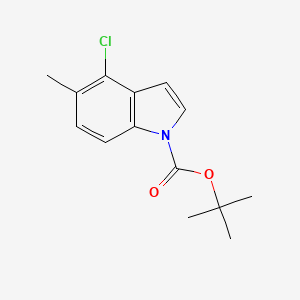 molecular formula C14H16ClNO2 B8804061 tert-Butyl 4-chloro-5-methyl-1H-indole-1-carboxylate 
