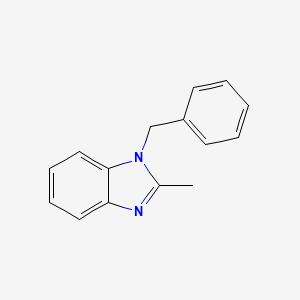 molecular formula C15H14N2 B8804087 1-Benzyl-2-methylbenzimidazole 